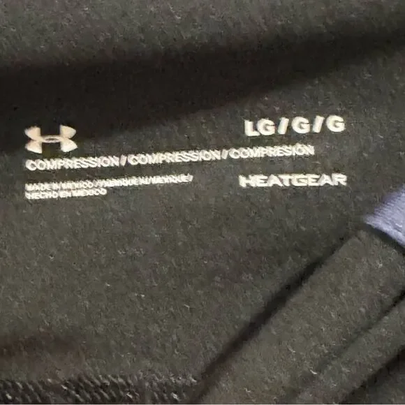 Underarmour Compression cropped heat gear Leggings Size L - Picture 7 of 8